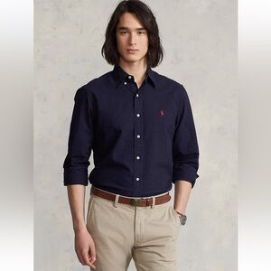 Ralph Lauren Men's Dark Blue Casual Shirt